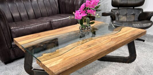 Wohnzimmertisch aus Massivholz „Elements“ Wohnzimmertisch aus Massivholz Elements