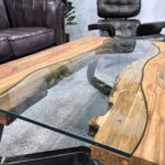 Designtisch mit Glas Elements Freestyle