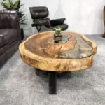 Tisch aus Holz Couchtisch Lakeside Suar