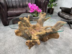 Root Baumwurzel Couchtisch aus Holz