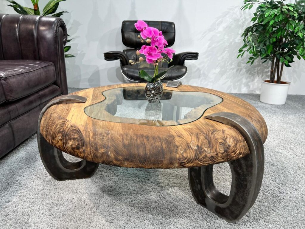 Unikat Couchtisch LEAF Unikat Couchtische Coin