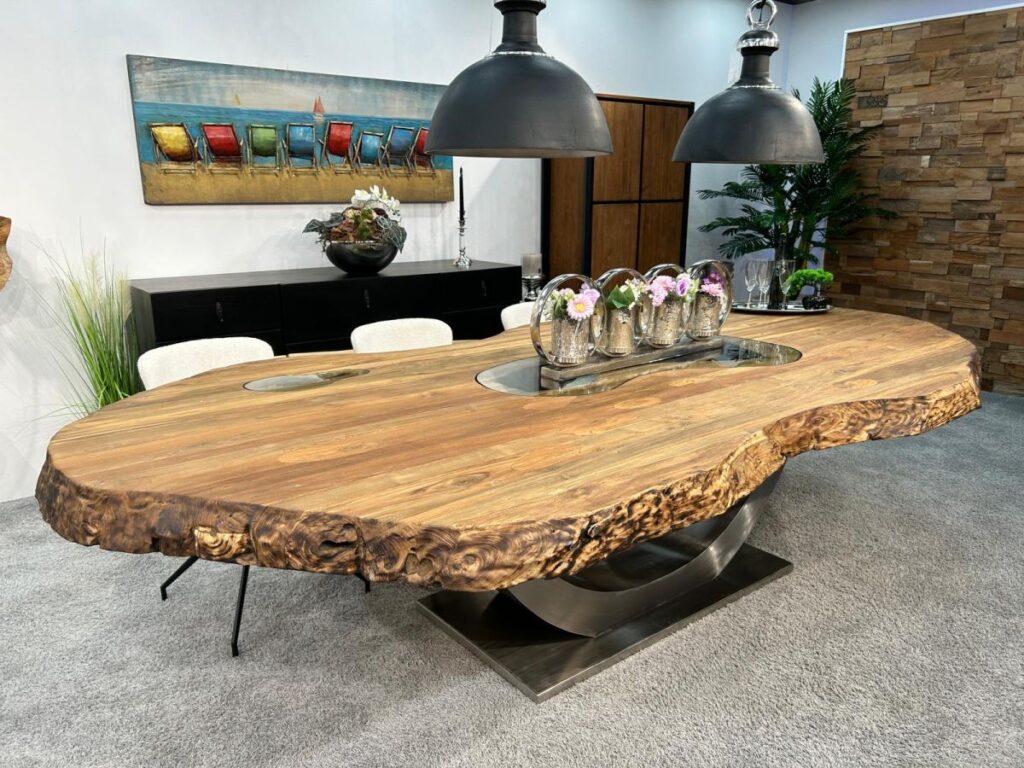Design Esszimmertisch Fusion aus Holz