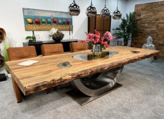 Designtische aus recyceltem Holz Designtische aus recyceltem Holz