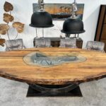 Esstische aus recyceltem Holz Sky Island