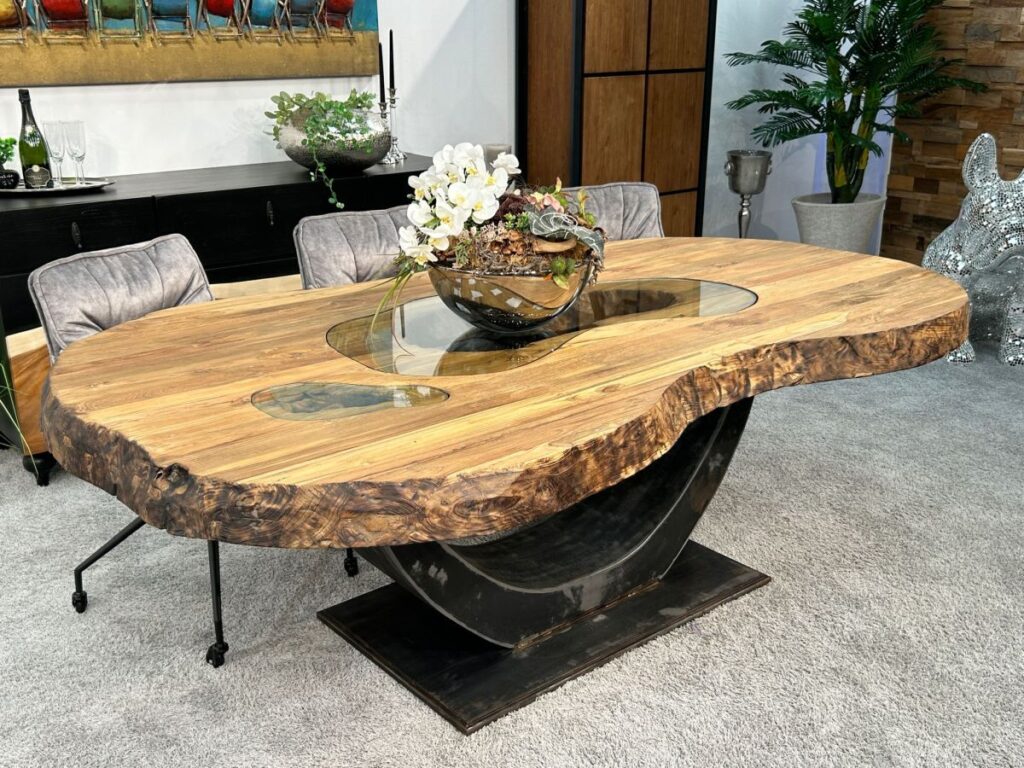 Design Couchtisch FUSION Fusion Esszimmertische aus Massivholz