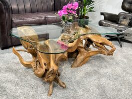 Couchtisch aus Baumwurzeln Couchtisch aus Baumwurzeln