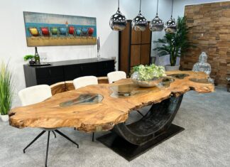 Die schönsten Massivholz-Esstische für große Familien Massivholz-Esstisch "Expression"