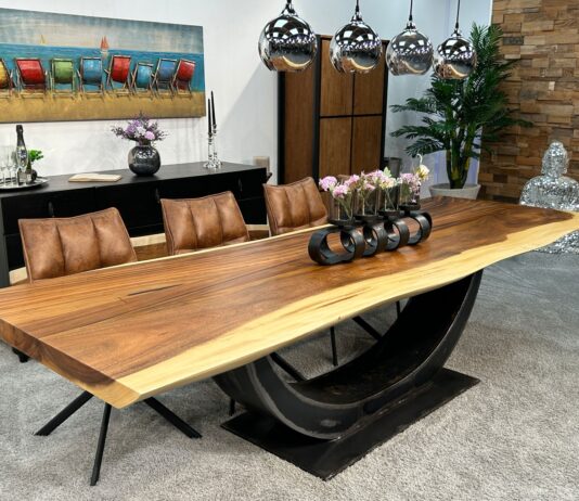 Tables à manger massives en bois Tables à manger massives en bois recyclé
