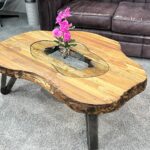 Massivholz Traum-Couchtisch Atoll