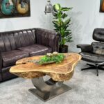 Traum-Couchtisch aus Massivholz Lakeside Suar