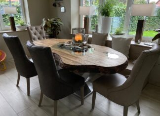 Massive Esszimmertische Massive Esszimmertische aus Holz