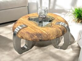 Kleiner runder Wohnzimmertisch „Clash“ Kleiner runder Wohnzimmertisch Serie Clash