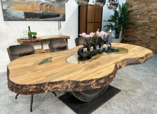 Beeindruckendes Esstisch Unikat „Fusion“ Esstisch Unikat Fusion