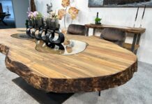 Recyceltes Holz – Welche Vorteile für Esstische und Couchtische? Esstisch Unikat aus recyceltem Holz