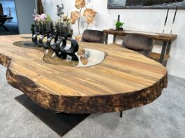 Recyceltes Holz – Welche Vorteile für Esstische und Couchtische? Esstisch Unikat aus recyceltem Holz