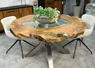 Extravaganter Esszimmertisch „Eternia Root“ Esszimmertisch und Couchtisch-Kollektion 2025