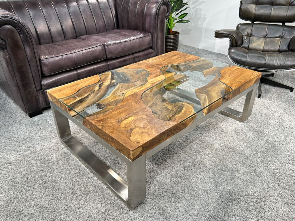 Industrial Couchtisch Holz
