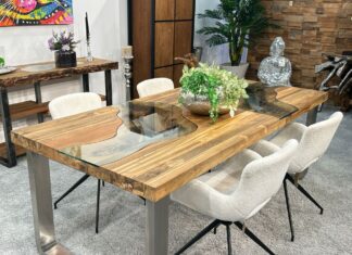 Besondere Esszimmertische aus Holz von GERKEN Wohndesign Esszimmertische aus Holz