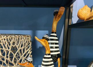 Holzenten, Enten aus Holz & Laufenten Holzente handgeschnitzt