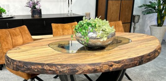 Massive Esszimmerideen :: Ovaler Esszimmertisch SKY ISLAND Esszimmerideen mit dem Esszimmertisch Sky Island