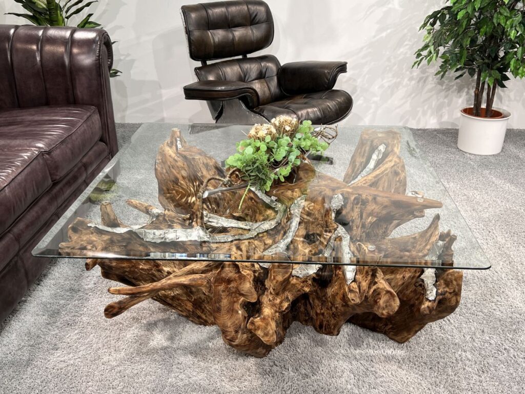 Couchtisch aus Baumwurzel ROOTS Baumwurzeltisch