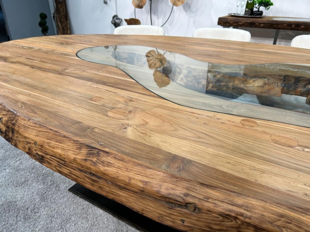 Esstisch oval SKY ISLAND aus Holz Esstisch oval aus Holz