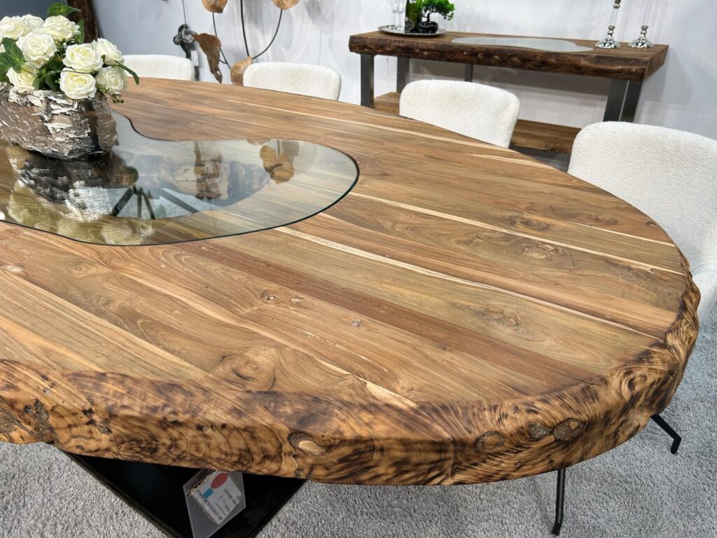 Esstisch oval SKY ISLAND aus Holz Esstisch oval aus Holz