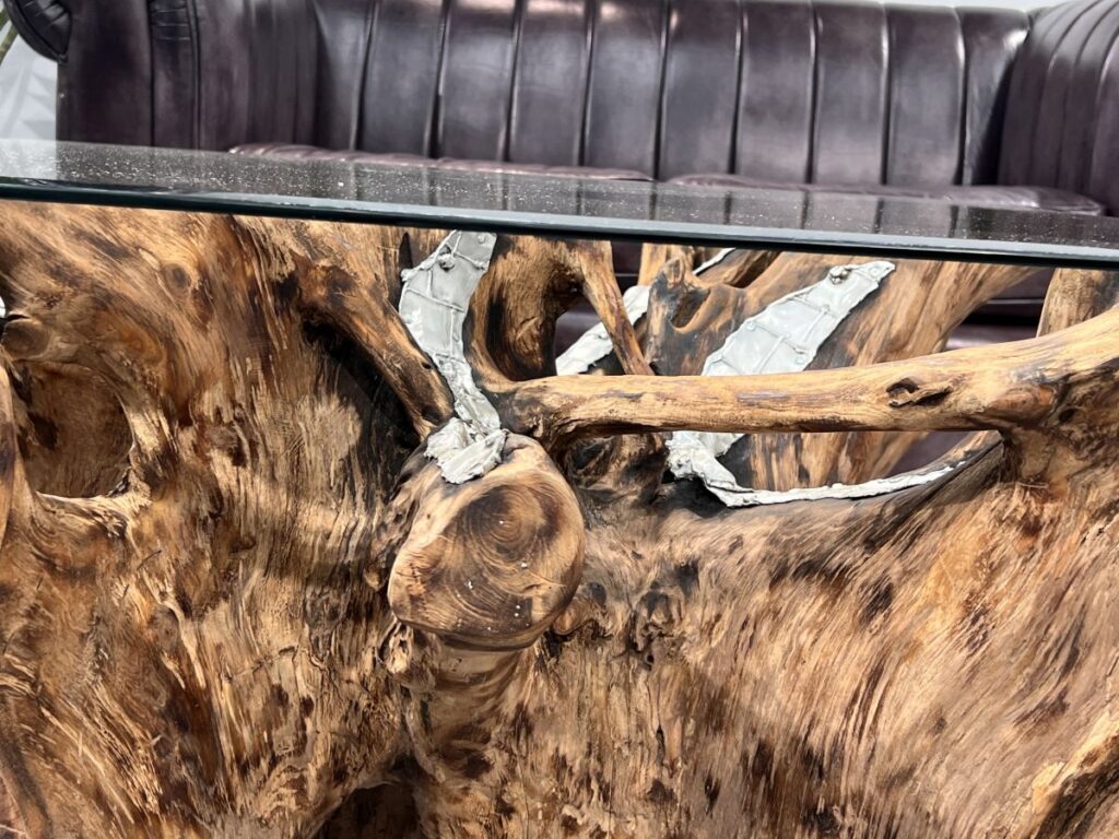 Couchtisch aus Baumwurzel ROOTS Wurzel Holz Tisch