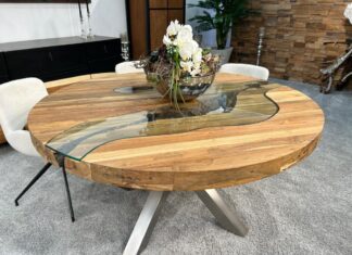 Runde Esstische aus Holz Runde Esstische