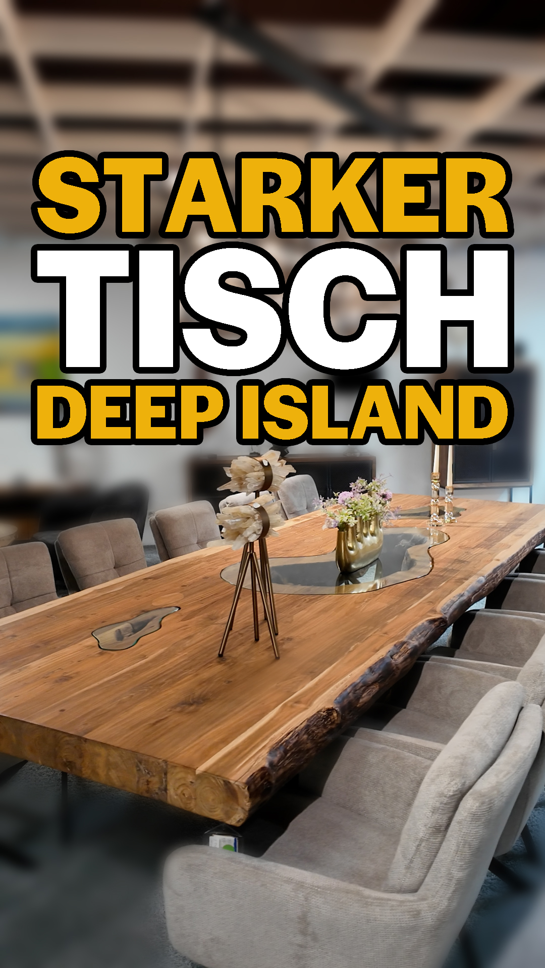 Vorschaubild: Massivholz-Esszimmertisch-Deep-Island