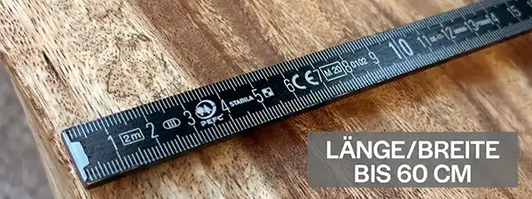 Couchtisch 60 cm - vielseitig einsetzbar als Beistelltisch, Wohnzimmertisch oder Deko-Ablage | Entdecke jetzt kleine Tische aus Holz!