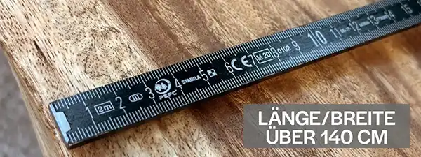 Couchtisch mit über 140 cm - ideal für Ecksofas & offene Räume. Entdecke extra große Wohnzimmertische aus Holz, Metall oder Glas | Jetzt auch mit Konfigurator