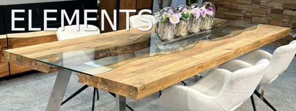 Design Esstisch Elements aus Holz