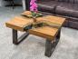 Preview: Couchtisch aus Holz Elements 100-80cm