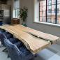 Preview: Baumscheiben Esstisch "Lakeside" aus massivem Suarholz