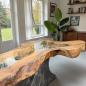 Preview: Baumstammtisch Designtisch Kunstwerk Unikat