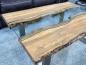Preview: Echtholz Wohnzimmertisch Old Elements 120 x 80 cm