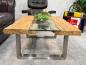 Preview: Echtholz Wohnzimmertisch Old Elements 120 x 80 cm