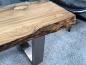 Preview: Echtholz Wohnzimmertisch Old Elements 120 x 80 cm