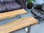 Preview: Echtholz Wohnzimmertisch Old Elements 120 x 80 cm