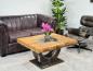Preview: Rechteckiger Couchtisch aus Massivholz Deep Island 100 cm