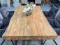 Preview: Esstisch aus Massivholz für 6 Personen 180 cm