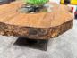 Preview: Beeindruckender Couchtisch Fusion aus Massivholz