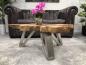 Preview: Baumstamm-Wildkante-Teak-Natur-Couchtisch