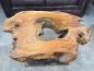 Preview: Besonder Couchtisch Expression aus holz Baumscheibe Baumstamm