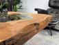 Preview: Besonder Couchtisch Expression aus holz Baumscheibe Baumstamm