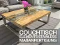 Preview: Masstisch Couchtisch Holz Elements 100x80cm