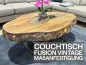 Preview: Couchtisch auf Wunschmaß Fusion Vintage