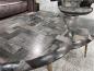 Preview: Couchtisch-Set  "Stone Age" aus versteinertem Holz