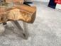 Preview: Couchtisch aus einem massiven Baumstamm Teakholz